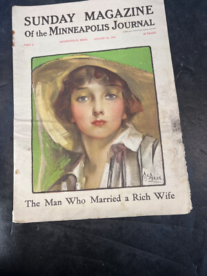1915 Sunday Magazine Minneapolis Journal Neysa McMein Cover Art Shredded Wheat
