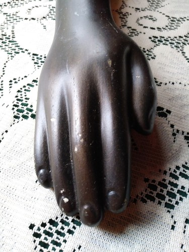 Vintage Heavy Arm hand Mannequin Prop display boutique industrial steampunk #K
