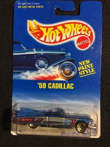レア品　Hot Wheels '59 Cadillac 1991年製 1991 HOT WHEELS 59 CADILLAC BLUE 1/64 DIE CAST 1/64 DIE CAST