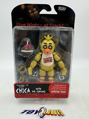 FUNKO FNAF Five Nights at Freddy's CHICA with Mr. CUPCAKE Figure NEW Authentic
