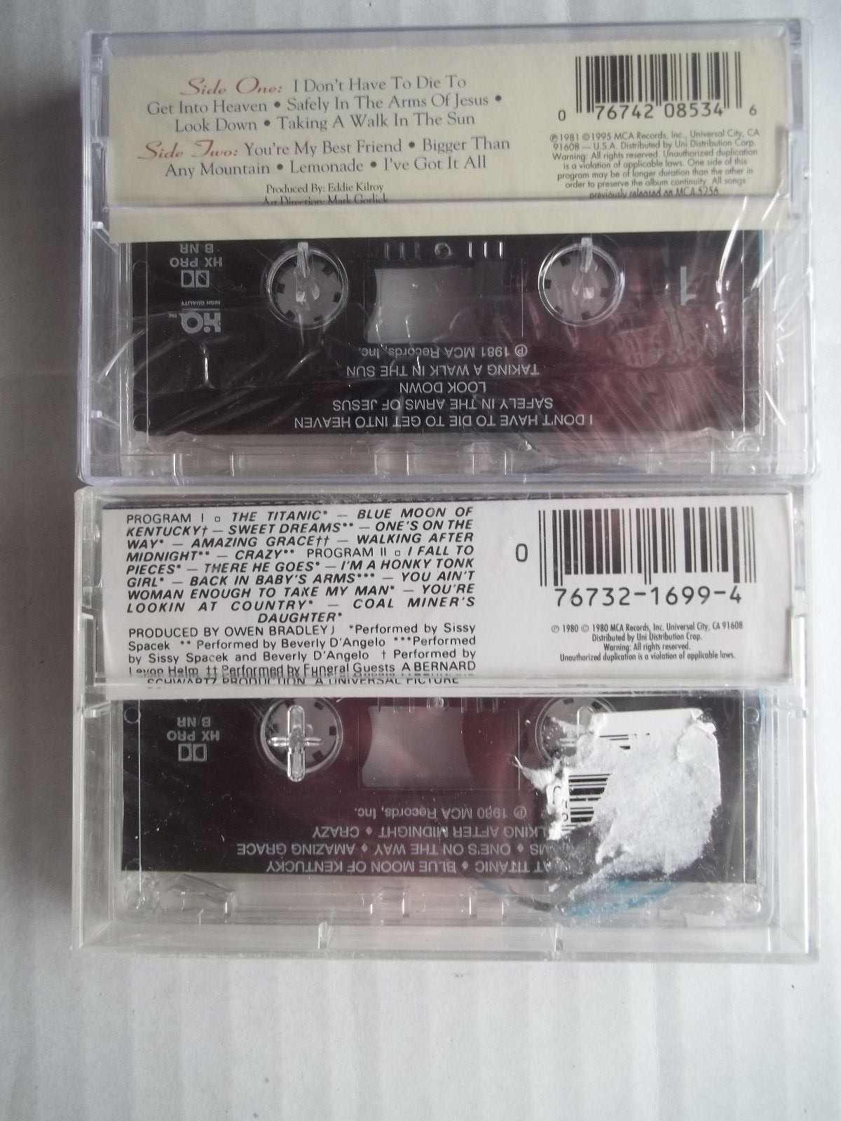 6~Cassettes~Country&Western Singers~Johnny Cash-Branson USA-Charlie Pride-C-List