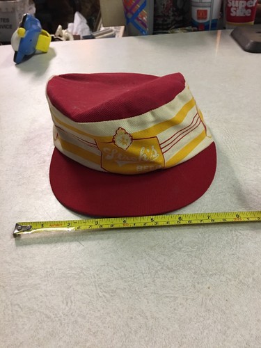 Vintage Stroh’s Beer Hat Retro Design Stripes Stroh’s Crest And Logo