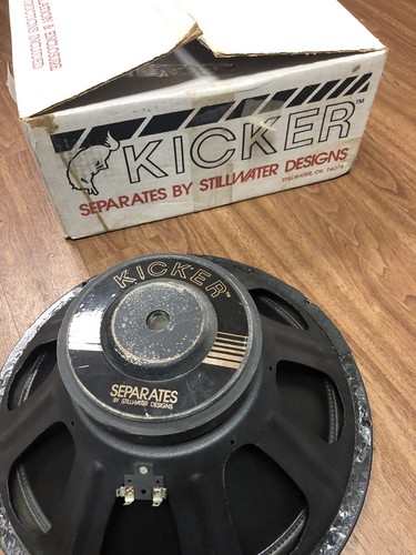 Old School Kicker Stillwater Seperates 15 Inch Subwoofers 4ohm C15 Competition