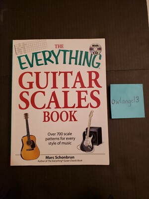 The Everything Guitar Scales Book with CD: Over 700 scale patterns for every sty