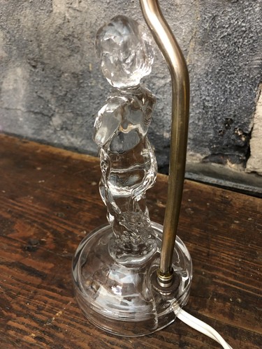 Vintage Classic Table Lamp Figural Lady Woman Bedside Light
