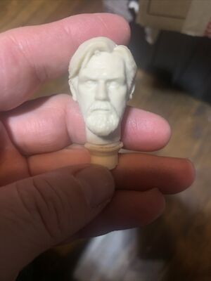 Mego FTC Zica Custom Star Wars Jedi Obi wan Kenobi Head For 8  Figure 1/9 V2