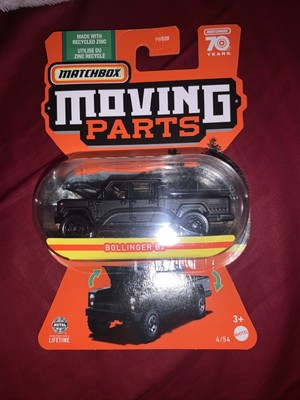 Matchbox Moving Parts Bollinger B2 4/54 70 Years Black 2023