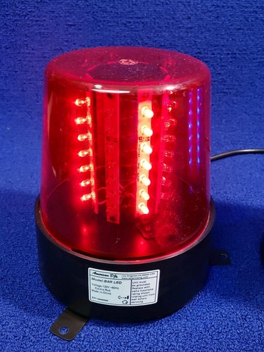 American DJ ADJ B6B BLUE & B6R RED LED Beacons, sold as Pair