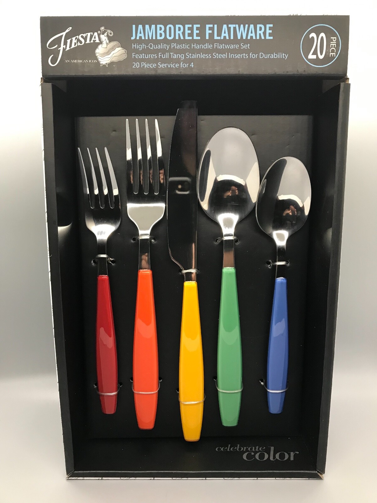 Set | Fiestaware Go-along Silverware Stainless