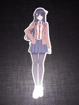 Mai Sakurajima Rascal Does Not Dream of Bunny Girl Senpai Glossy Sticker Anime