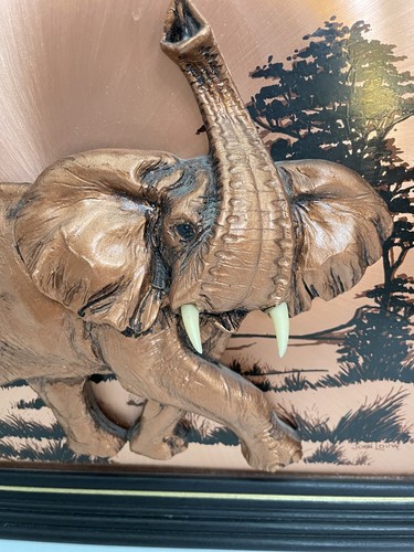 ZULU WARRIOR John Louw 3D アート 当時物 壁掛け 銅板 ZULU WARRIOR John Louw 3D アート 当時物 壁掛け 銅板