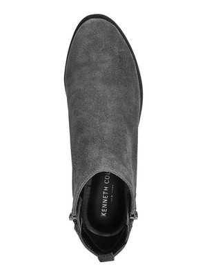 

KENNETH COLE Женские кожаные серые стеганые ботильоны Dara с миндалевидным носком на блочном каблуке, Серый, LKF8014SU