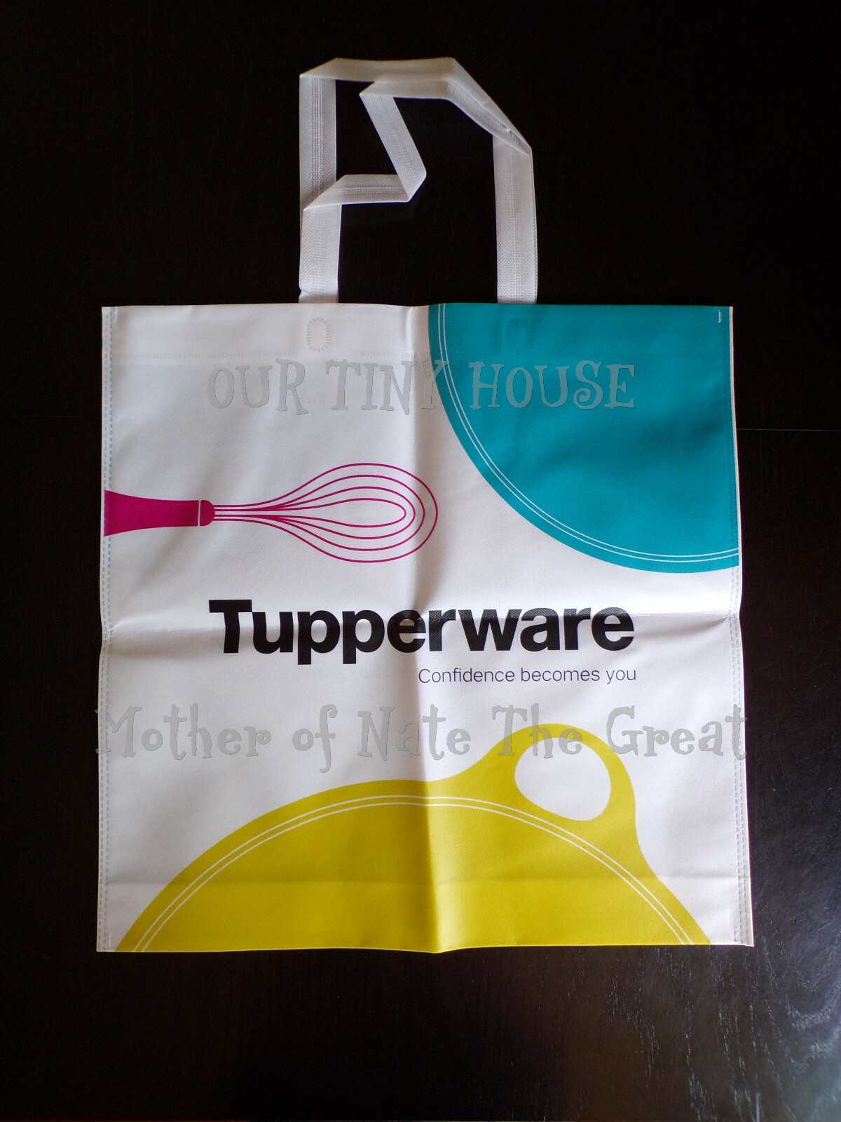 TUPPERWARE Large Reusable ECO Grocery Shopping Beach Tote Bag Thatsa