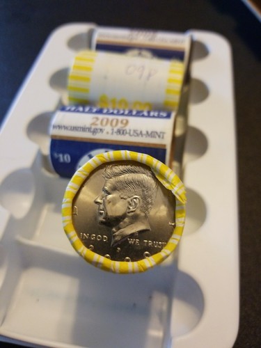 4 10 $ Rolls Of 2009 P & D Kennedy Halfs