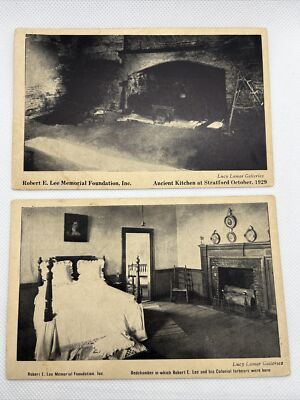 Antique Post Card Robert E Lee Memorial Foundation, Kitchen of Stratford hall