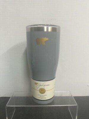 Jack Nicklaus Signature Travel Drink Tumbler Water Bottle, 30 Oz Golden Bear New