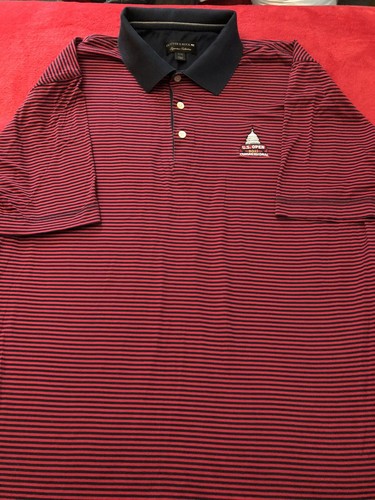 Cutter & Buck Mens XL Polo 2011 US Open Congressional Red/Na