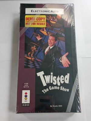 Twisted The Game Show + Pebble Beach Golf Links demos 3DO new, factory sealed