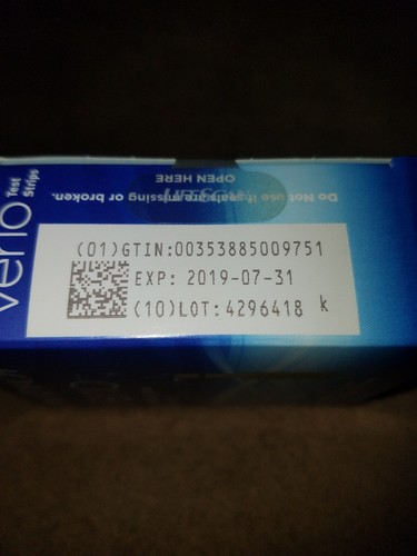 OneTouch Verio Blood Glucose Test Strips - 100 ct.