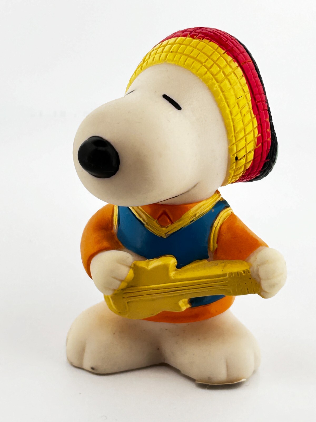 Snoopy Collectable Box Peanuts Mini Figure Jamaica Rare