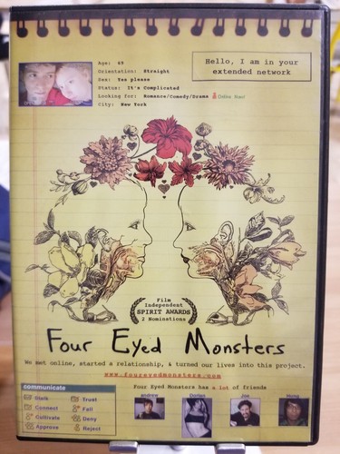 FOUR EYED MONSTERS (DVD, 2005) Susan Buice, Arin Crumley