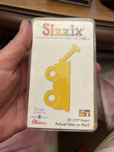 Sizzix Original Yellow Die NIP #38-0137 Wagon | eBay