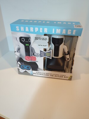 Sharper Image Maximilian Butler Bot Interactive Remote Control Robot NIB
