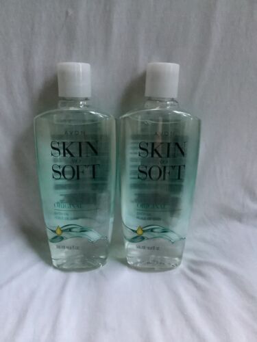 Avon Skin so Soft 16.9oz Unisex Original Bath Oil Bottle- 2 B...
