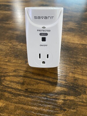 NEW  |  Savant WPS-0EW120-00  |  WALL PLUG WiFi SWITCH
