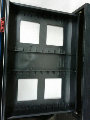 Vintage Rare HTF ALS SNES Cartridge Storage Box Container Cabinet Holds 20 Games