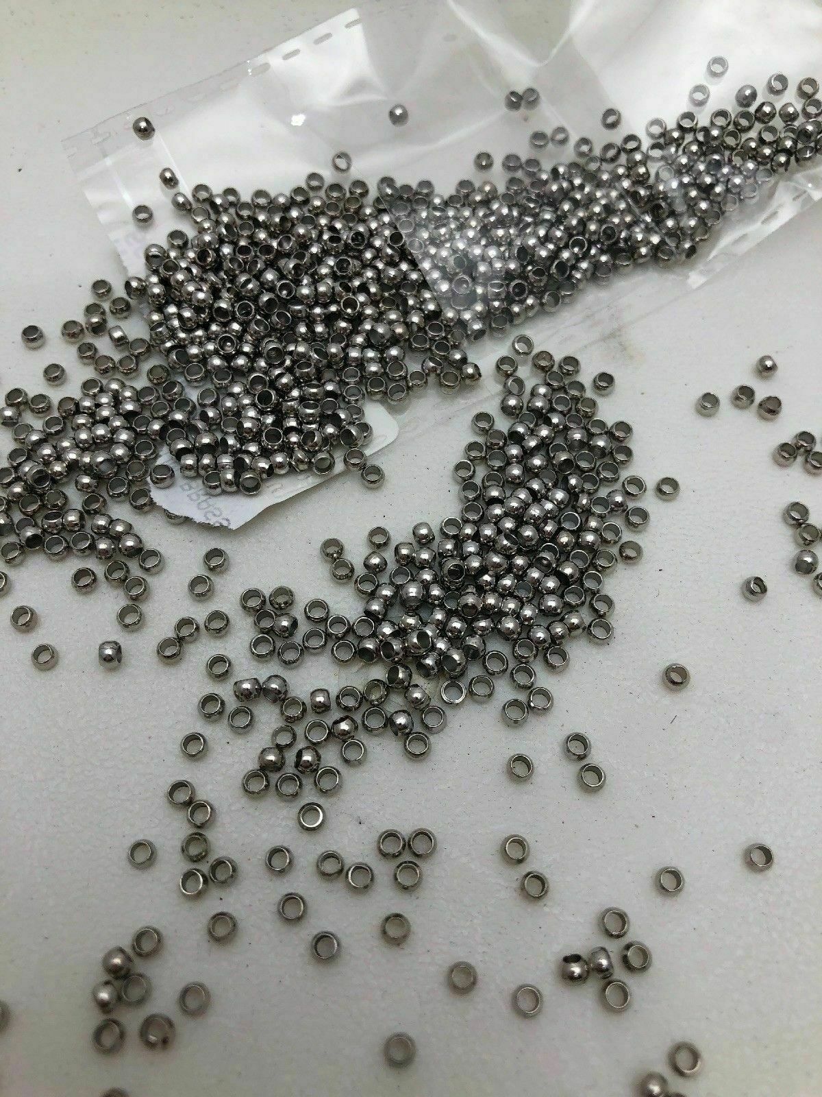 Round Crimp Beads Spacers  ~ 1.5mm ~ 2.5mm ~ 3mm ~  Beads ~ Various Finishes