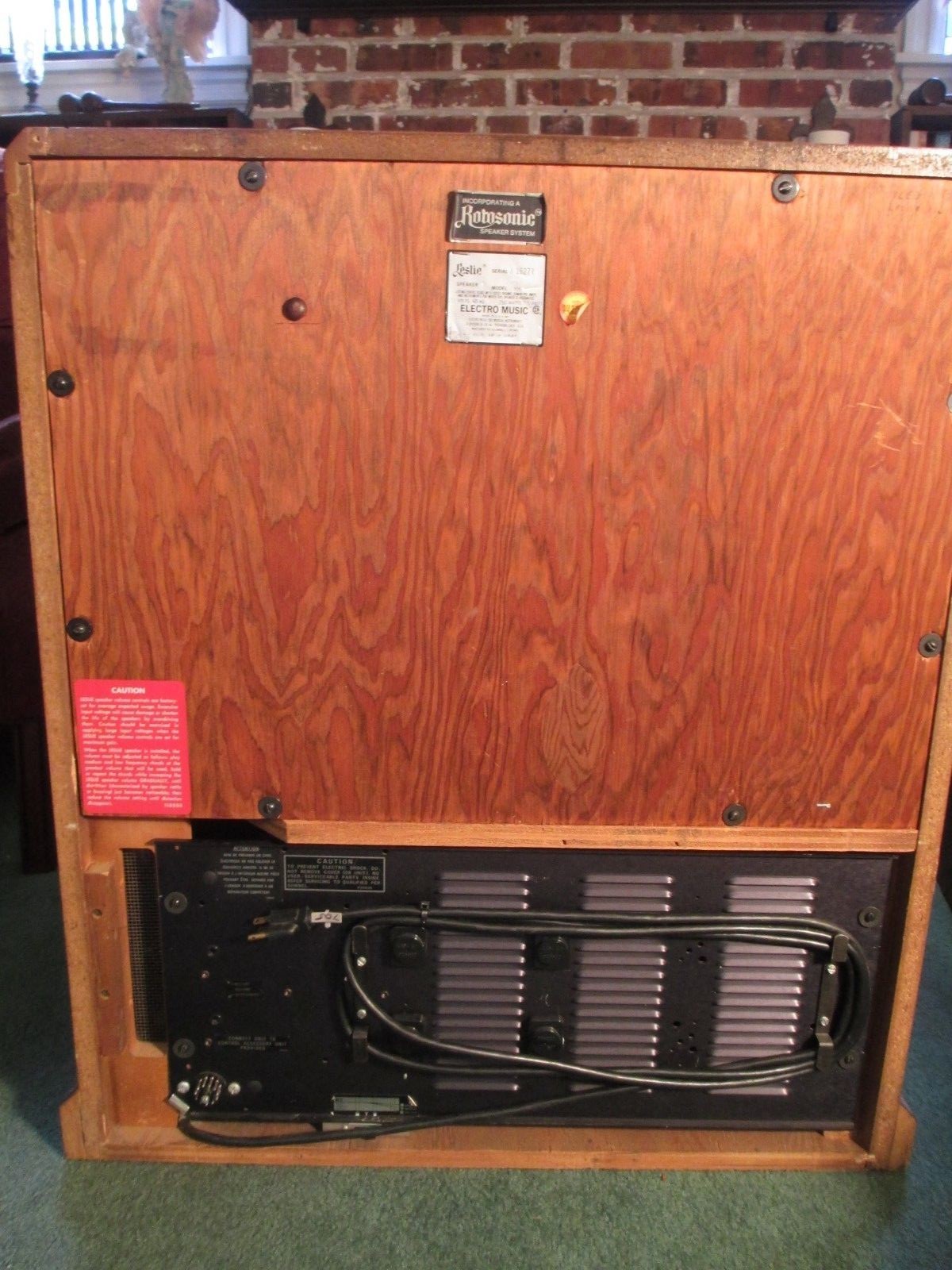 Vintage Leslie Organ Speaker Model 705 With Accessories!