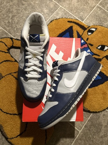 Nike Dunk Low \"Baseball Pack\" ヤンキース 2005 Nike Dunk Low Baseball Pack Yankees Midnight Grey Sz 12