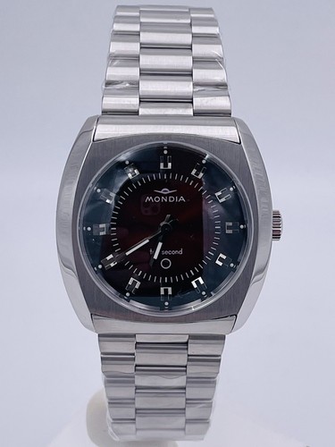 Pre-owned Mondia Watch  History Top Second Automatic 1 1/2in Mh04r/499 On Sale