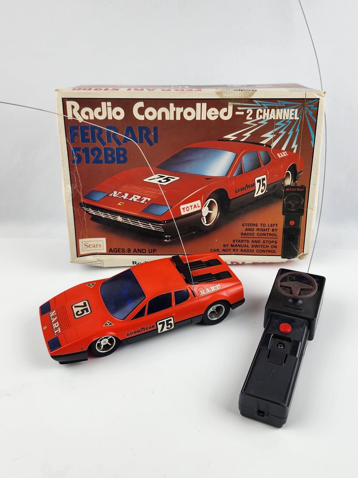 フェラーリ512ラジコン Vintage Radio Controlled Ferrari 512BB Single Channel | eBay