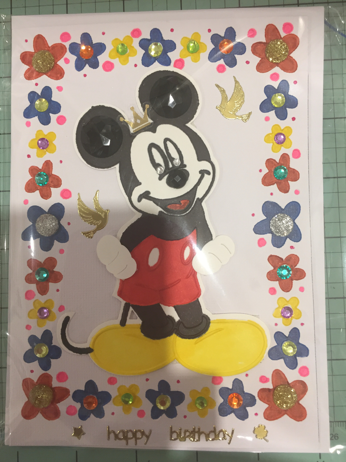 Mickey Mouse Cuttlebug Disney Cut & Emboss Die & Embossing Folder 37