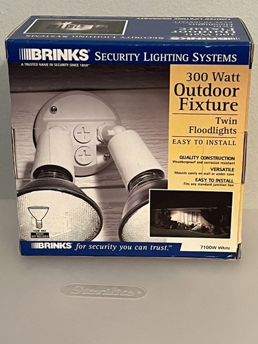 7100w / 300 Watt / Outdoor Twin Flood Lights New