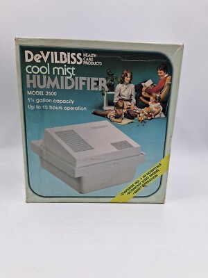 Vintage Devilbiss humidifier Model 2500 Orginal Box USA Open Box