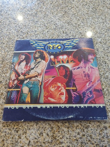 REO Speedwagon Live You Get What You Play For Double LP (1977) AL 34495