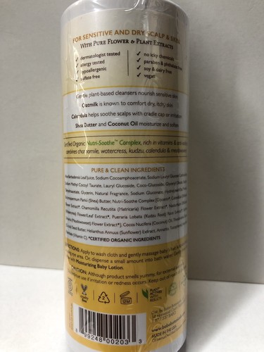 Babo Botanicals Moisturizing Baby Shampoo and Wash, 16 oz. Free Ship!