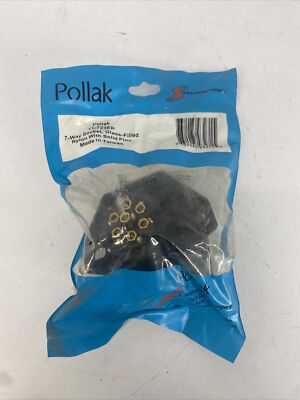 Pollak 11-723EP 7-Way Pin Connector Glass-Filled Nylon with Solid Pins NEW