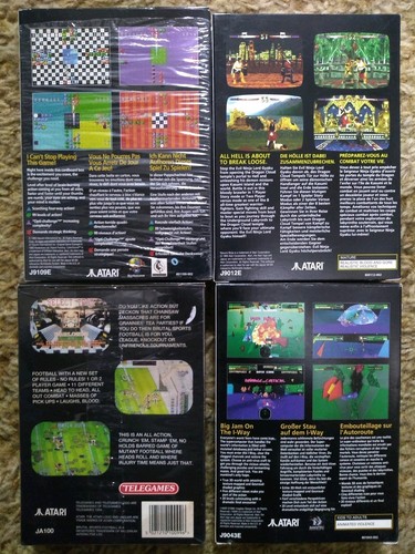Atari jaguar games lot of 4 cib