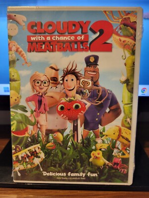 Cloudy with a Chance of Meatballs 2 (DVD, 2013) NEW, Sealed