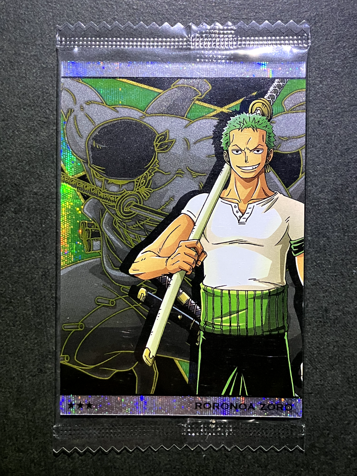 Roronoa Zoro ONE PIECE Wafer Cards TCG Holo Rare Japanese