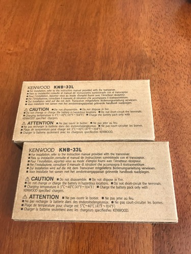 2x 2000mAh KNB-33L Li-Ion Two-Way Radio Battery for KENWOOD TK-2180 TK-3180