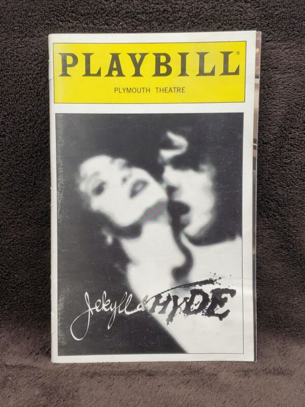 Playbill Jekyll & Hyde - Plymouth Theatre - December 1999