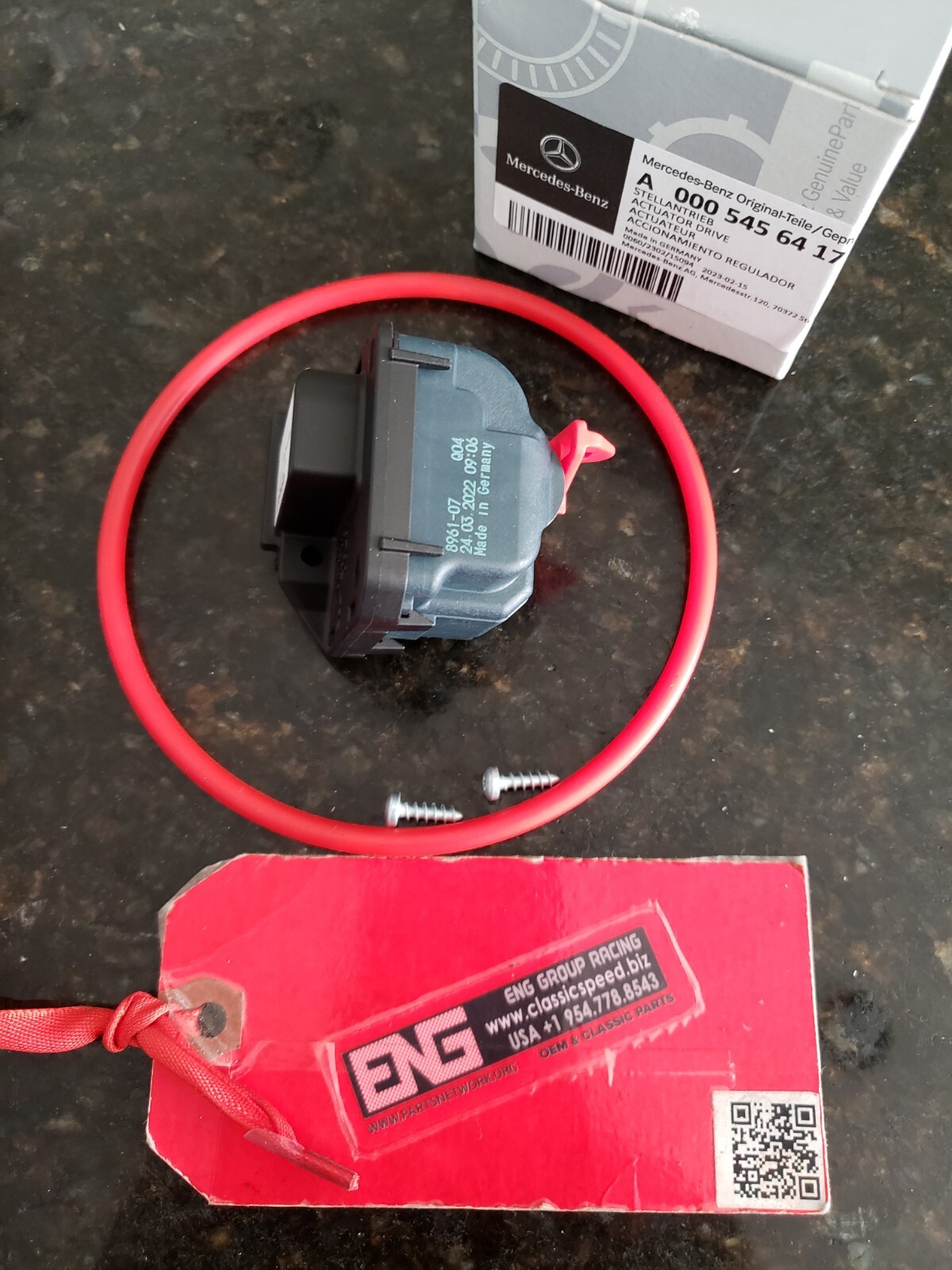 A0005456417 OEM NEW MBENZ AMG ACTUATOR DRIVE B, E, S, GLC