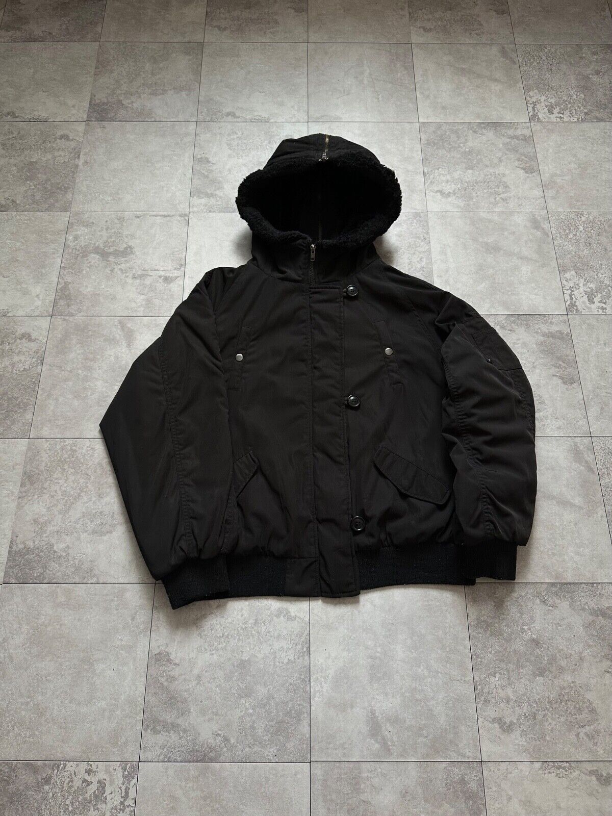 Crazy Zip Hood Bomber LGB If Six Was Nine Style Faux Fur Zip Crazy Zip Hood Bomber LGB If Six Was Nine Style Faux Fur Zip