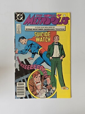 The World Of Metropolis #4 DC Comics Nov 1988 Comic Book