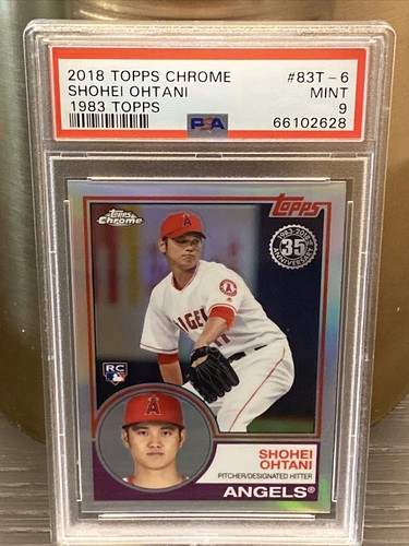2018 Topps Ref Ohtani /569 RC PSA9 大谷 2018 Topps Salute Shohei Ohtani rookie card RC S-54 PSA 9